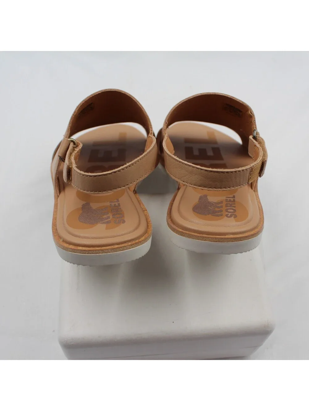 Sorel Women's Size 10 Ella II Slingback Sandals - Honest Beige/Sea Salt